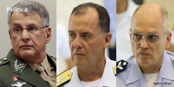 Comandantes do Exército, da Marinha e da Aeronáutica deixam cargos