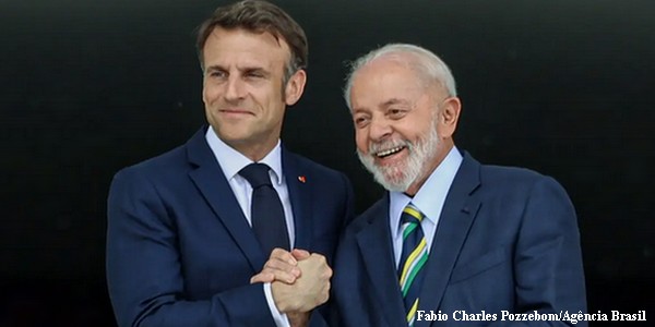 Macron elogia atuação brasileira em prol da democracia