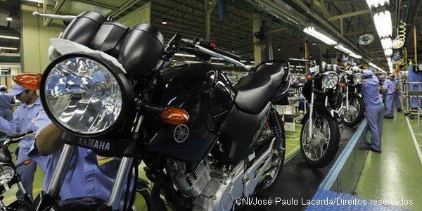 Produção de motos cresce 3,4% e tem melhor resultado em 13 anos