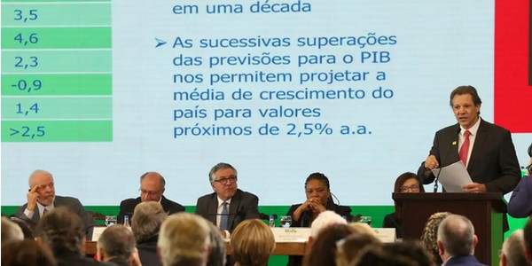 Haddad diz que inflação média do governo Lula será inferior a 4%