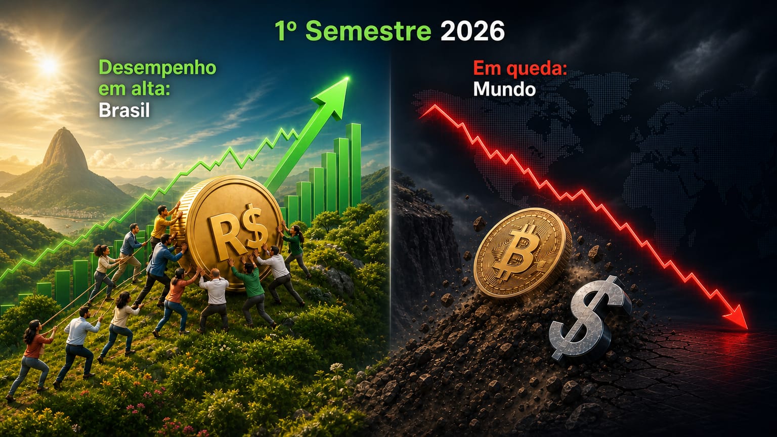Balanço dos investimentos no primeiro semestre de 2026