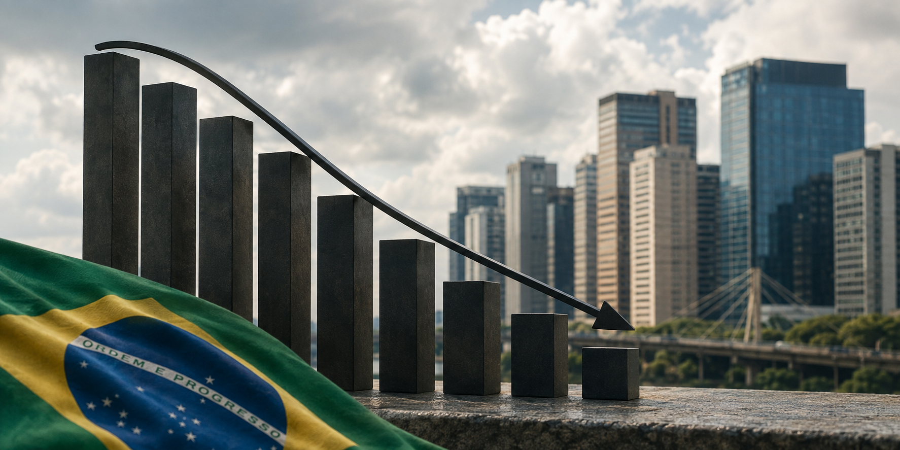 PIB cresce 0,5% no segundo trimestre, mas resultado revela uma economia perdendo força